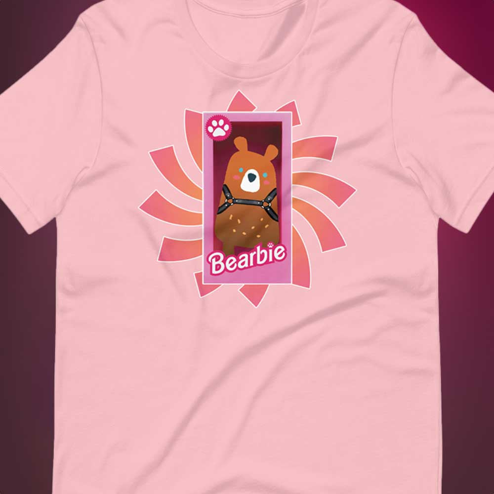 Boxed Bearbie Shirt - Celebrate Bear Pride Premium Quality Tee