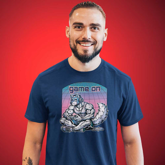 Game On Pup Shirt | Gamer Gay Pup Play T-Shirt