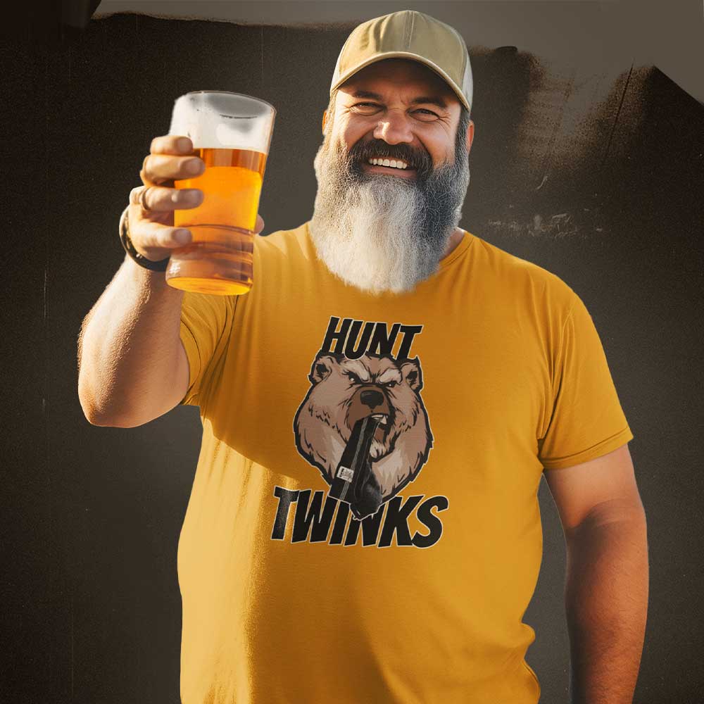 Hunt Twinks T-Shirt - Gay Bear Daddy Shirt