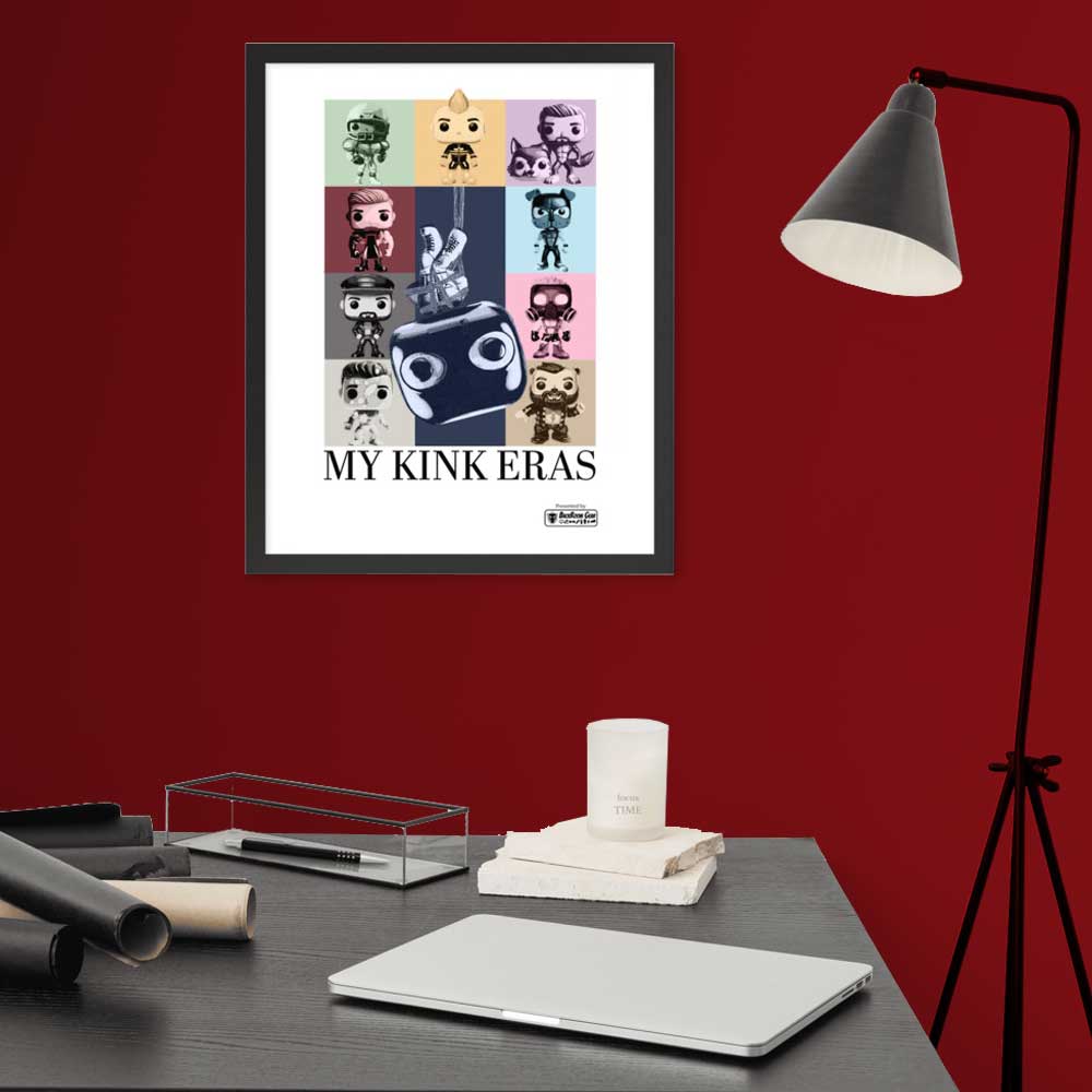 Kink Eras Framed Poster | Cheeky Gay Art