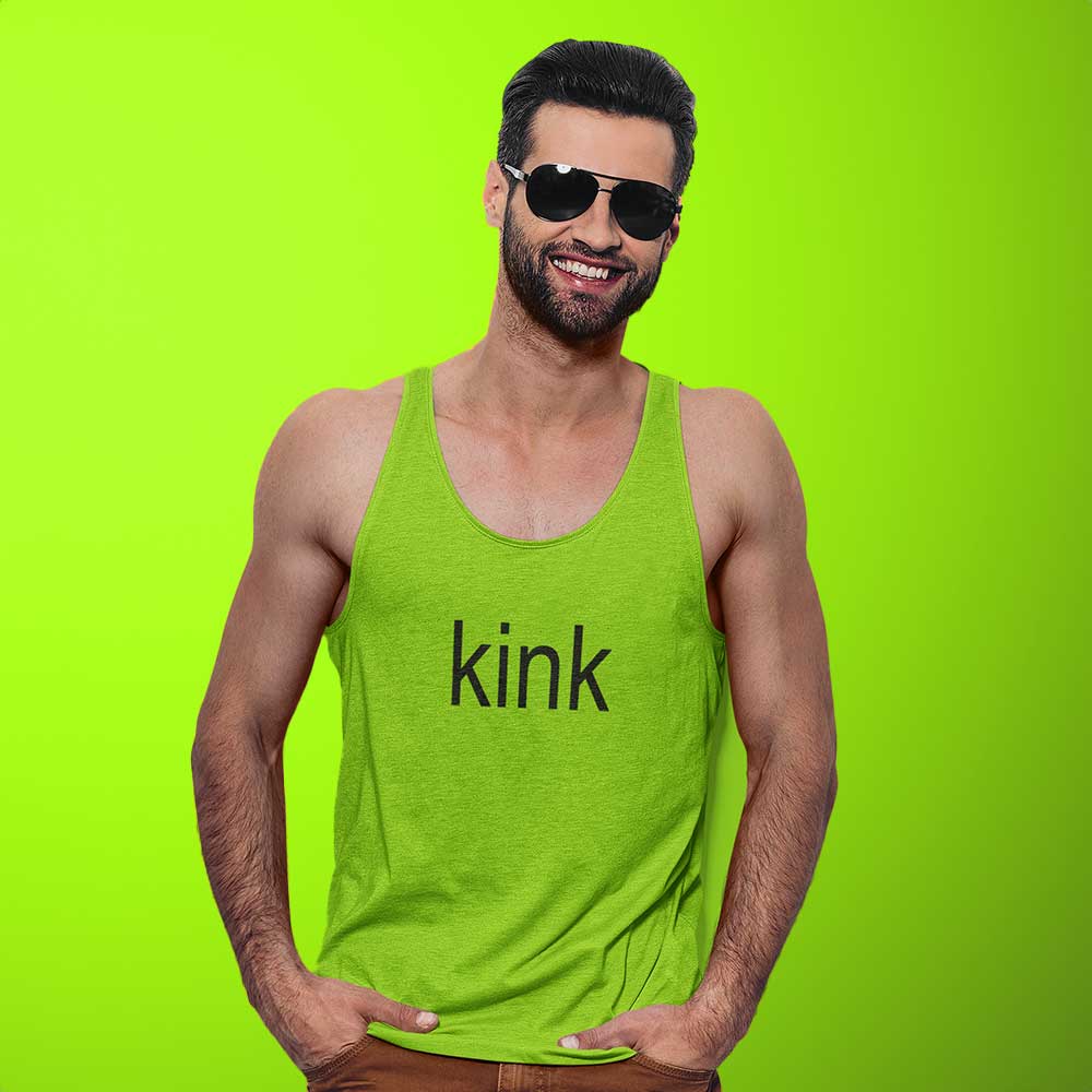 kink brat Tank Top Charli XCX Brat Tank Bold Green Minimalist Gay Shirt