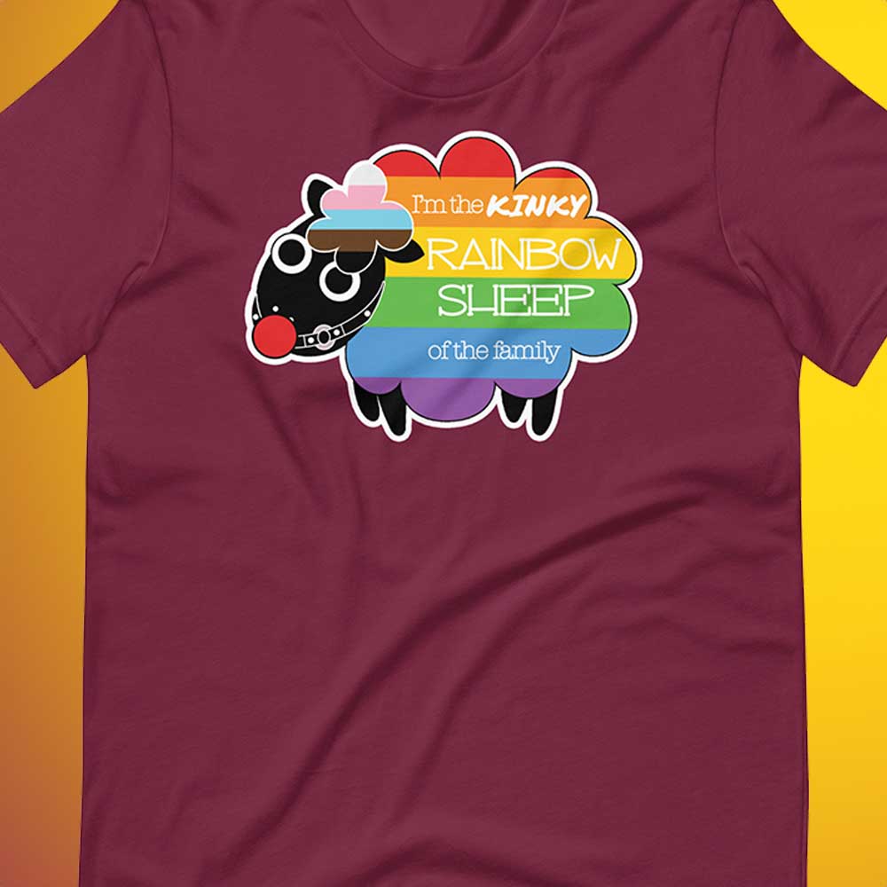 Kinky Rainbow Sheep T-Shirt