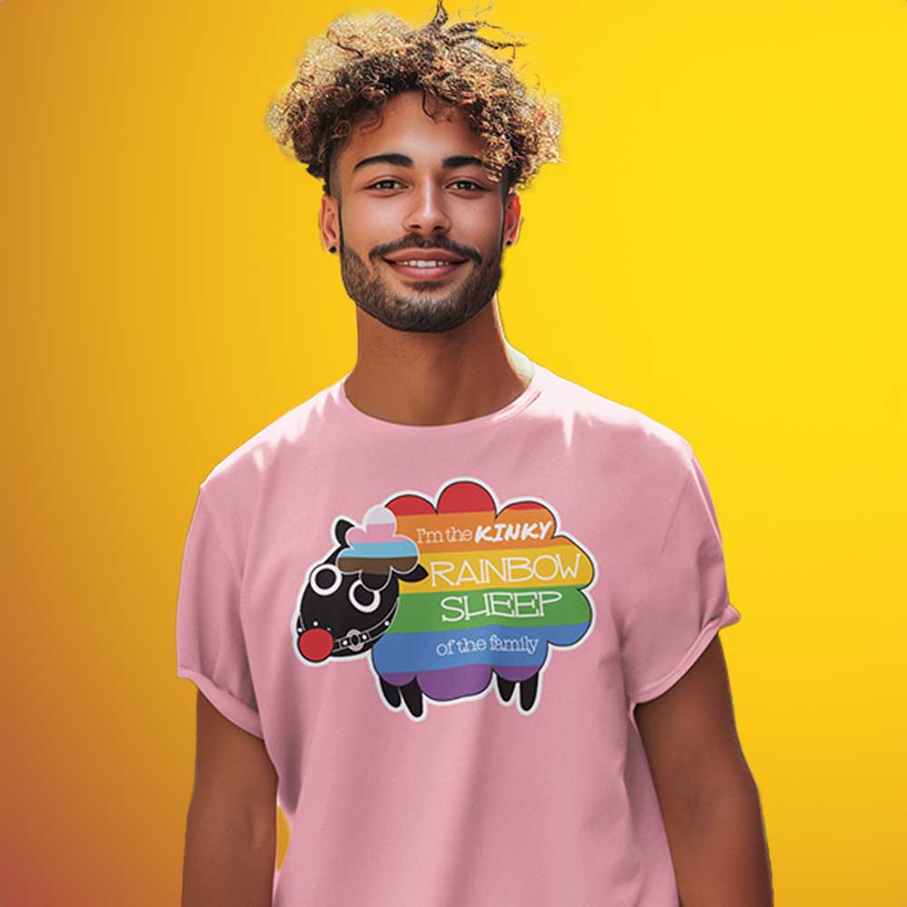 Kinky Rainbow Sheep T-Shirt