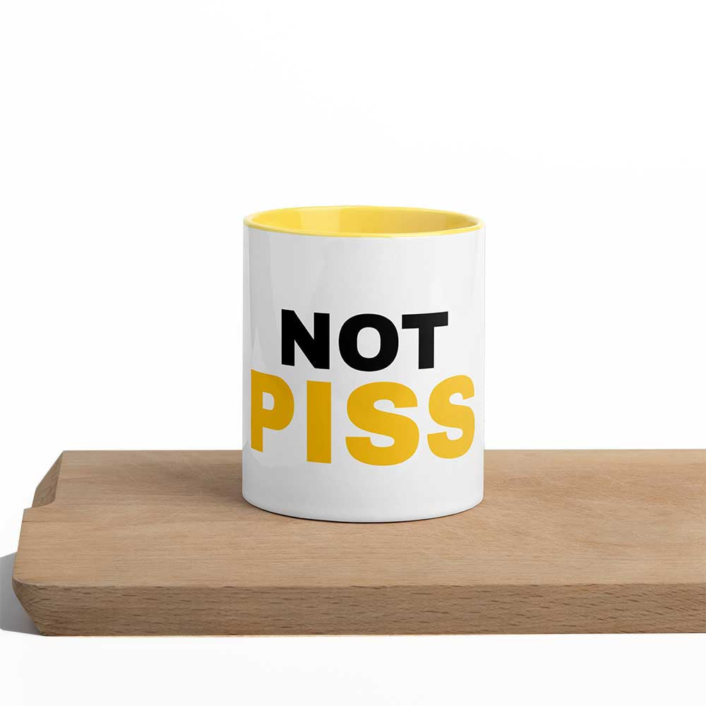 Not-Piss-Mug Front-backroomgear - your LGBTQI Gay Kink Apparel Store