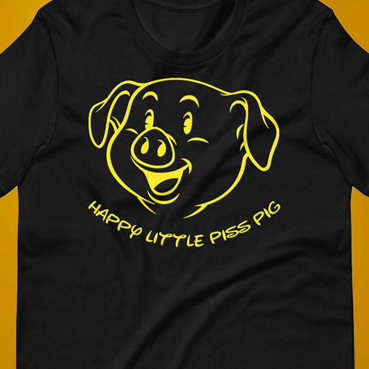 Happy Little Piss Pig T-Shirt