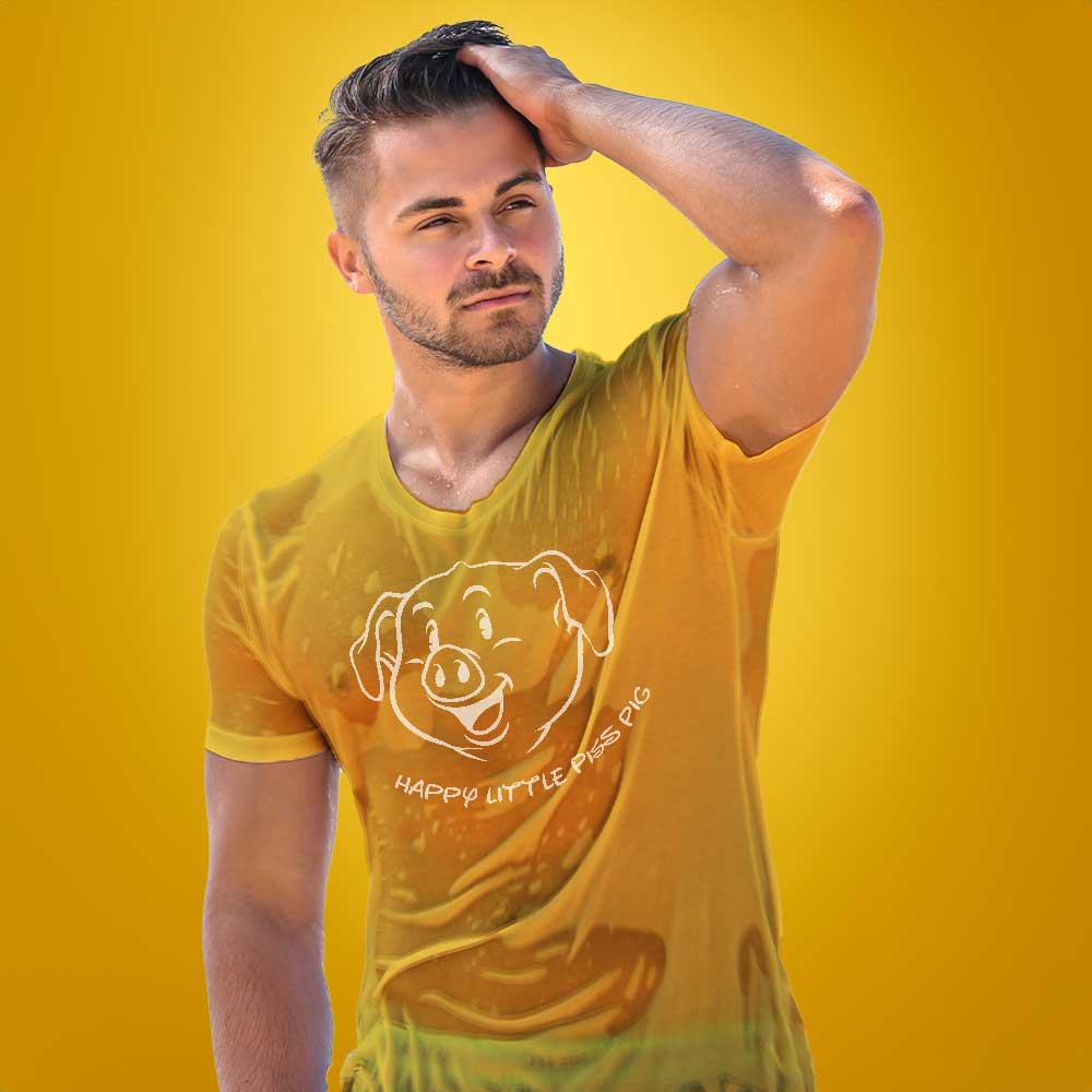 Happy Little Piss Pig T-Shirt