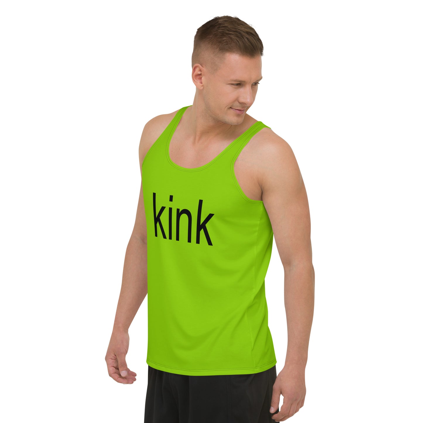 kink brat Tank Top Charli XCX Brat Tank Bold Green Minimalist Gay Shirt