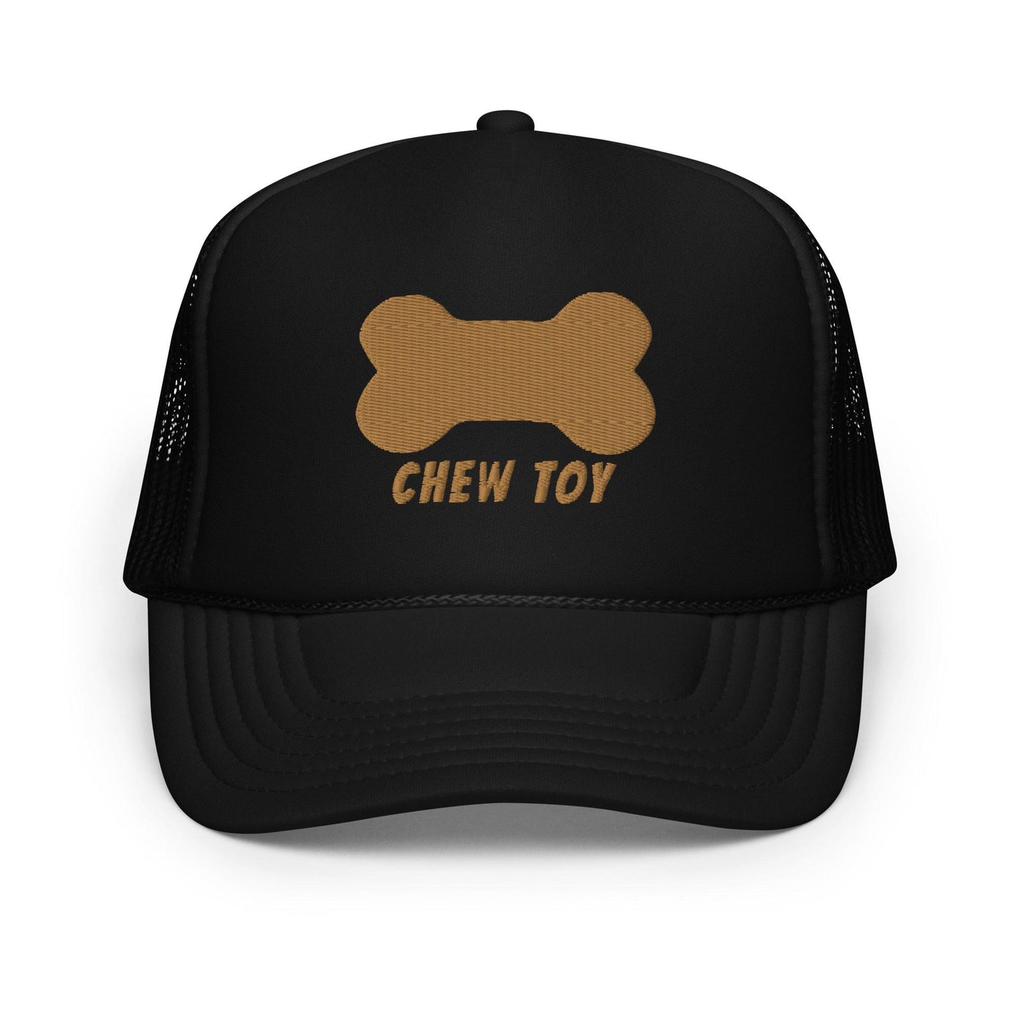 Chew Toy Pup Cap brown front - BackRoomGear - your LGBTQI Gay Kink Apparel Store