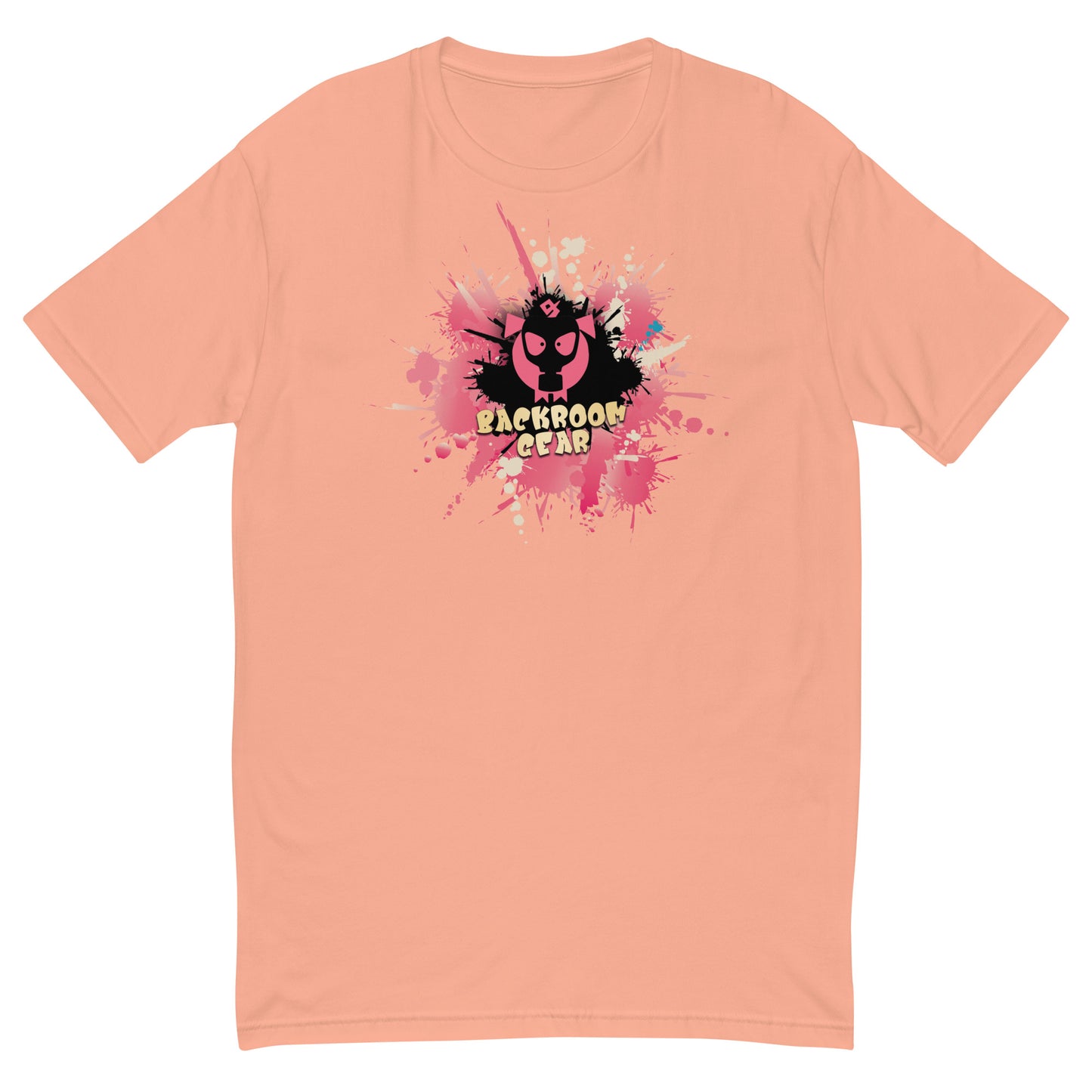 Backroom-Gear Logo desert-pink T-Shirt-Flat-Backroom-Gear - your LGBTQI Gay Kink Apparel Store