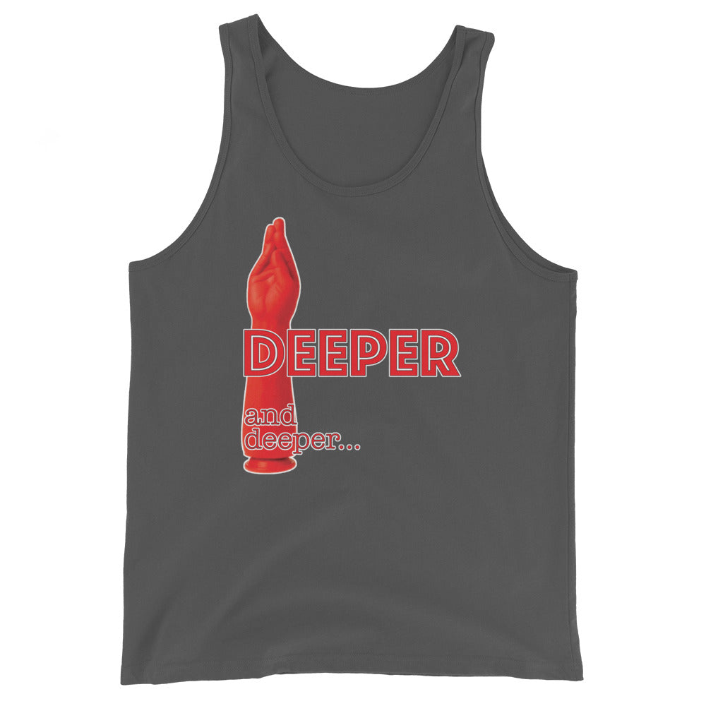 Deeper and deeper asphalt Tank - backroomgear - your LGBTQI Gay Kink Apparel Store