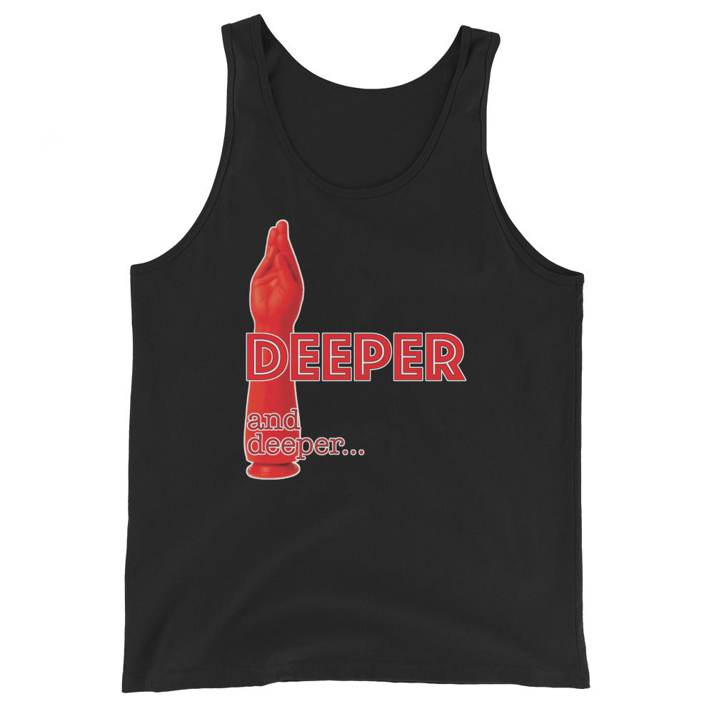 Deeper and deeper black Tank - backroomgear - your LGBTQI Gay Kink Apparel Store