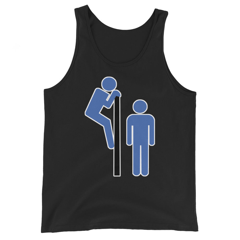 Gay Cruisin' Tank Top black Flat - BackRoomGear - your LGBTQI Gay Kink Apparel Store