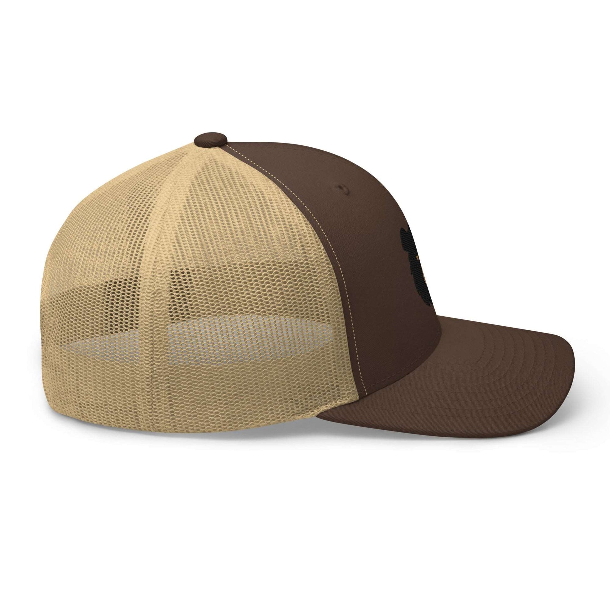 BEAR Cap Brown Left Side - BackRoomGear - your LGBTQI Gay Kink Apparel Store