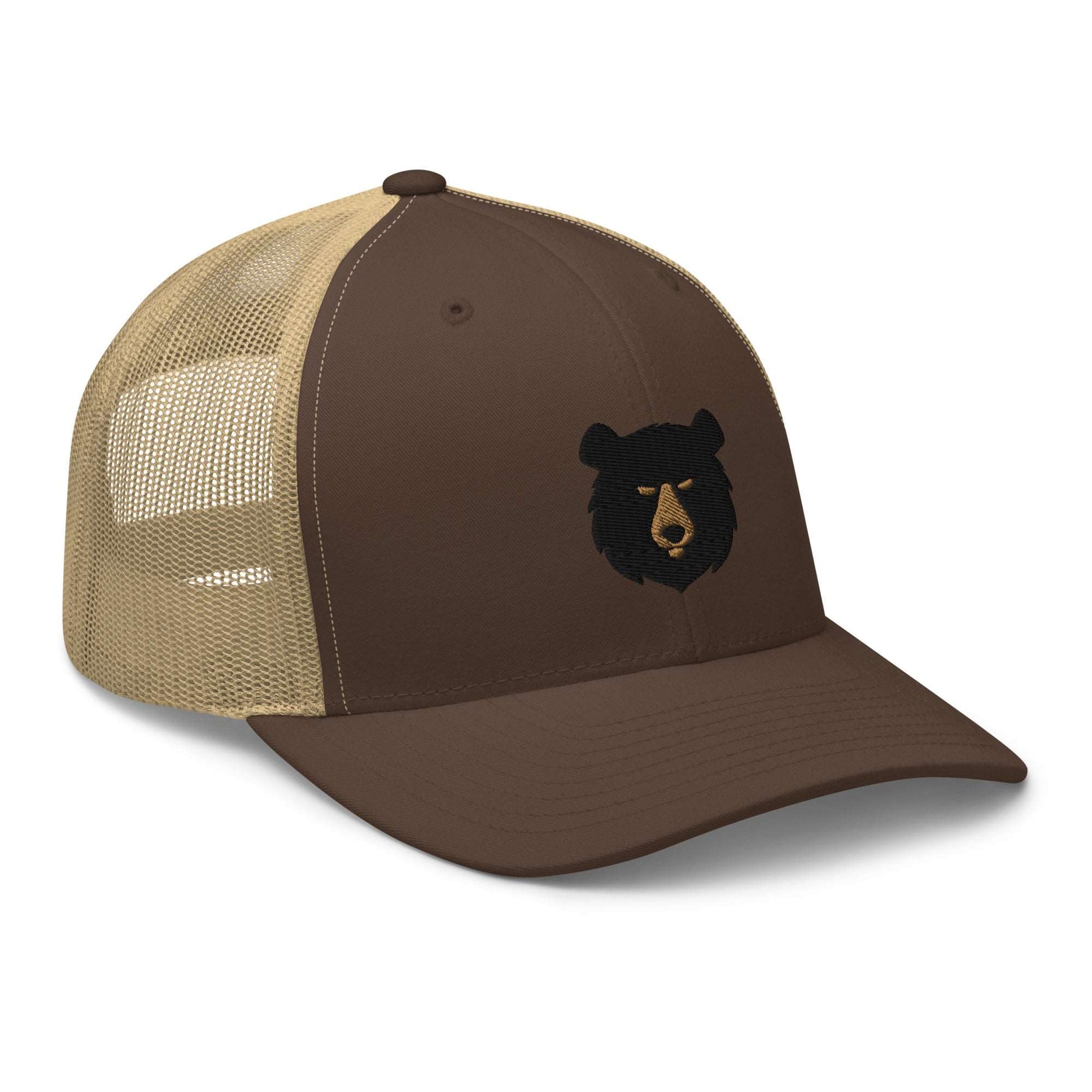 BEAR Cap Brown Left 3/4 - BackRoomGear - your LGBTQI Gay Kink Apparel Store