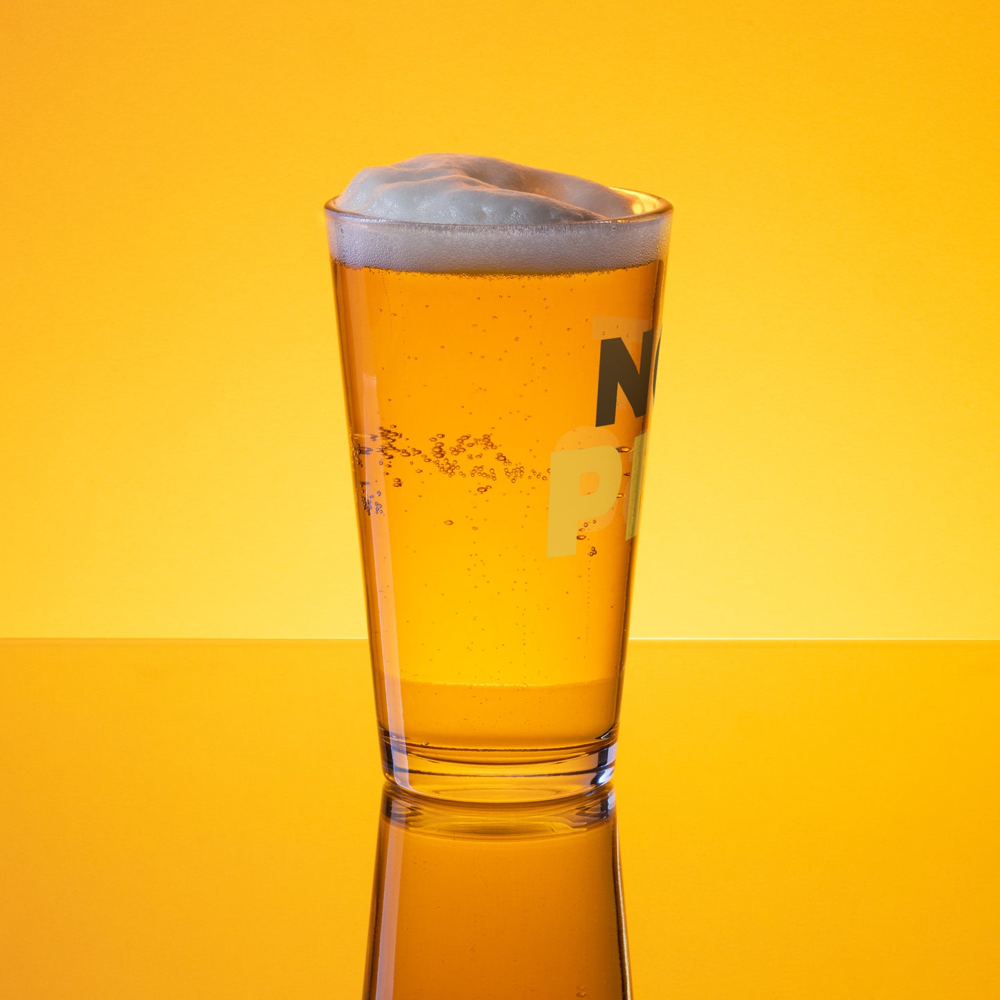 NOT PISS Pint Glass Watersports Kink Rude Slogan Glass