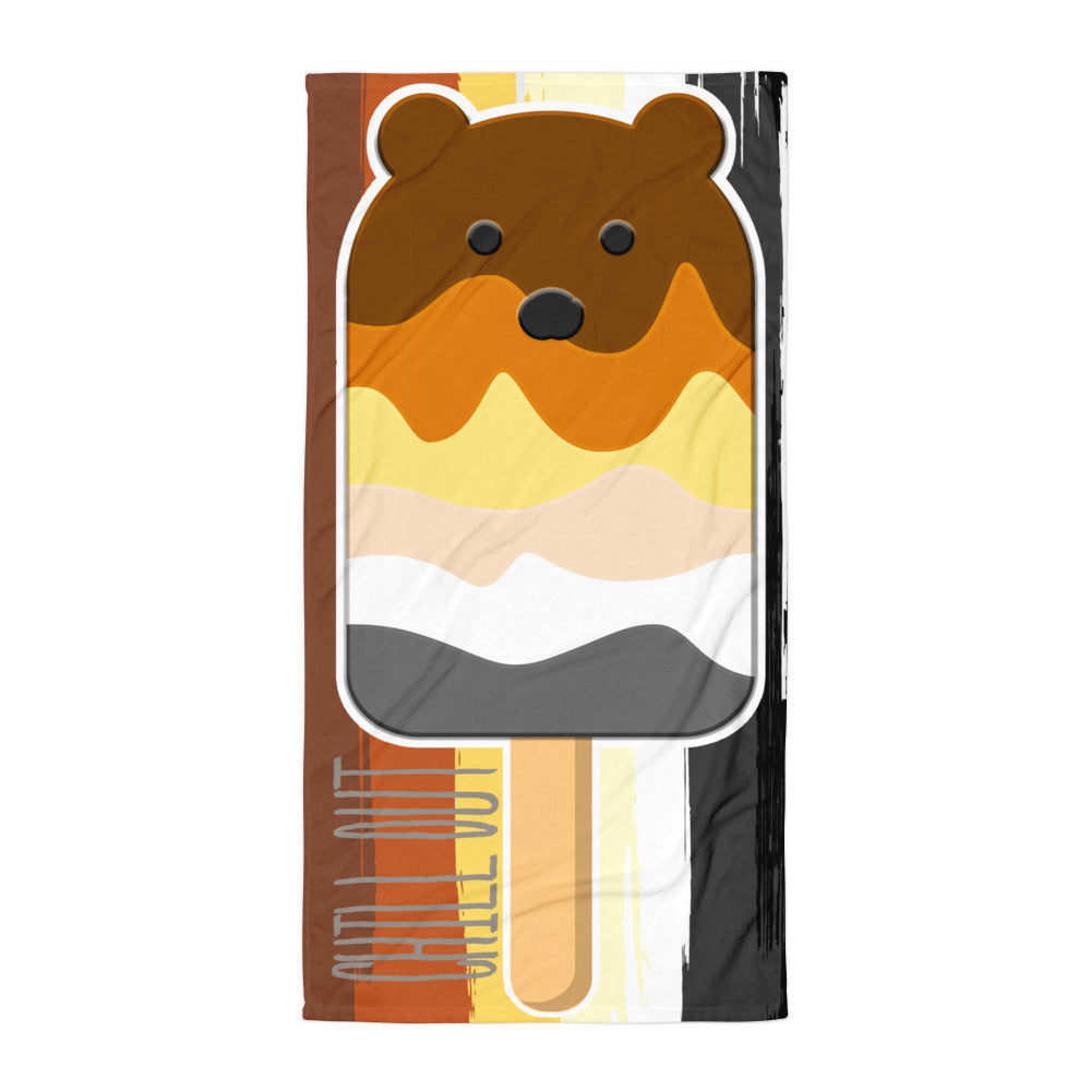 Bear Popsicle Beach Towel