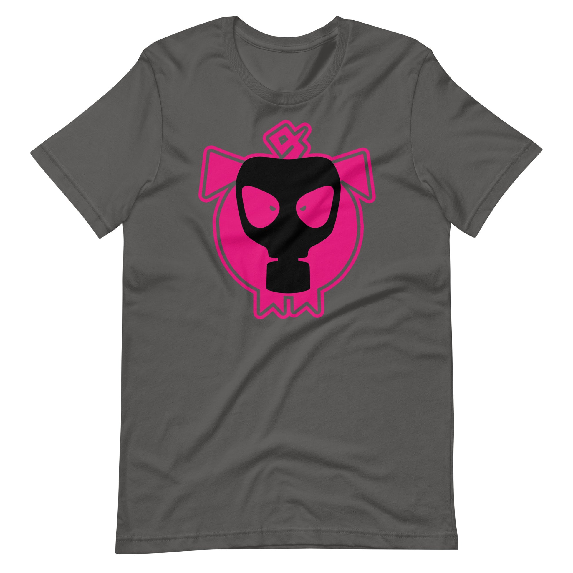 Gas Mask Piggy Shirt Asphalt Flat - BackRoomGear - your LGBTQI Gay Kink Apparel Store