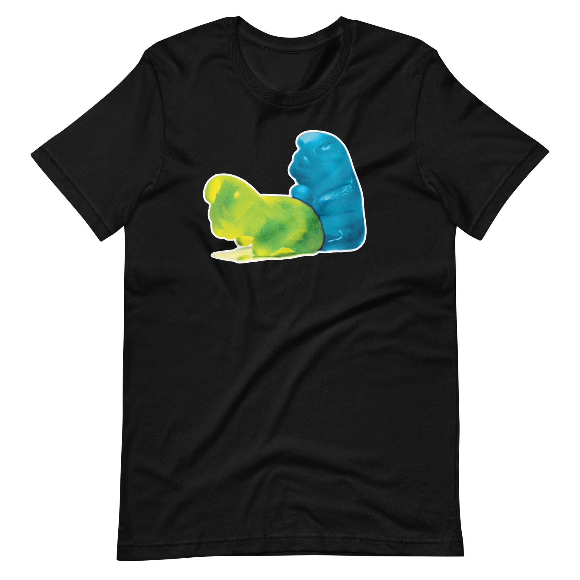 Gummy-Bearback-black Shirt flat - backroomgear - your LGBTQI Gay Kink Apparel Store