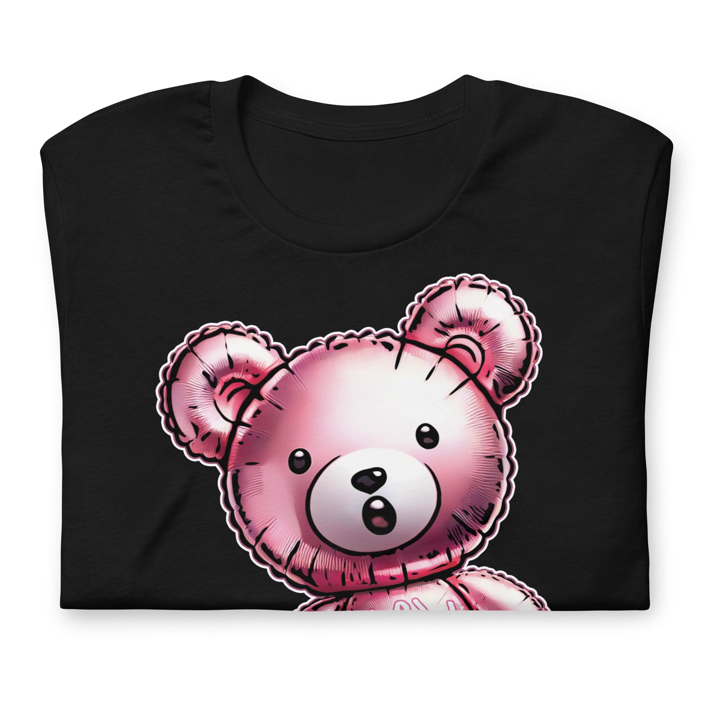 Playful Blow Me Bear Balloon T-Shirt Fun & Cheeky Design