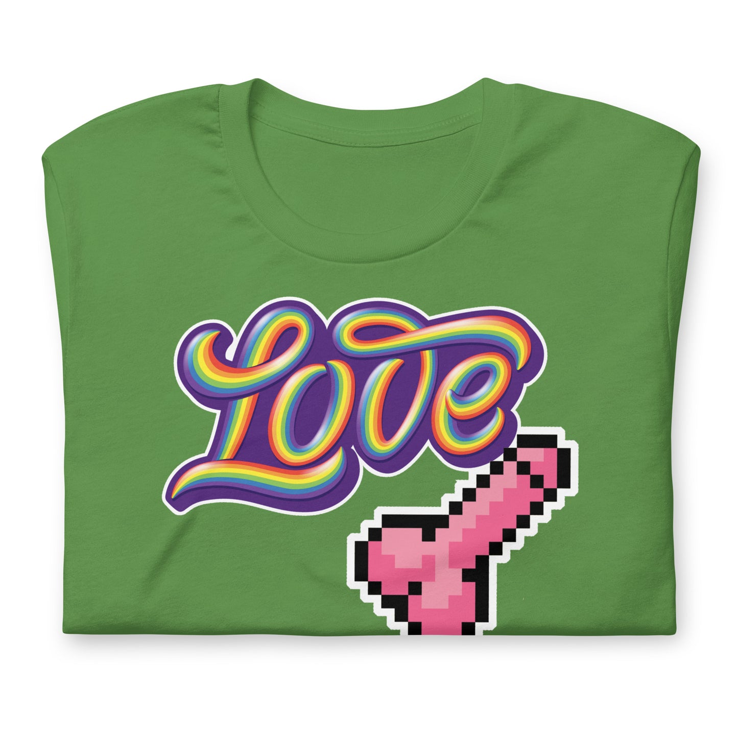 Love Dick Shirt-Leaf folded-backroomgear - your LGBTQI Gay Kink Apparel Store