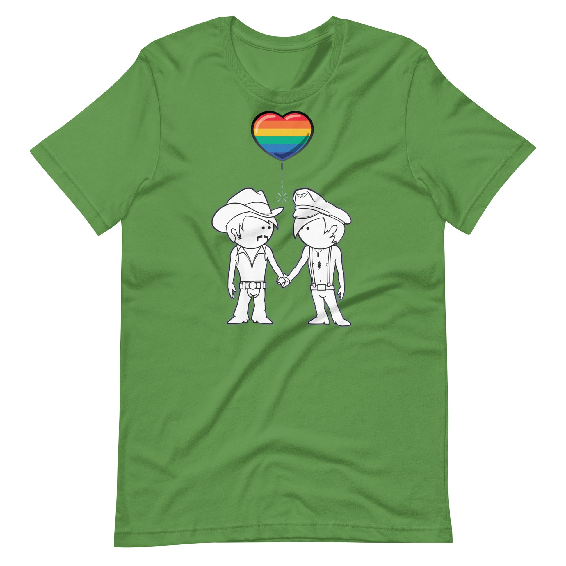 Romeo & Julian Leaf T-Shirt Flat - BackRoomGear - your LGBTQI Gay Kink Apparel Store