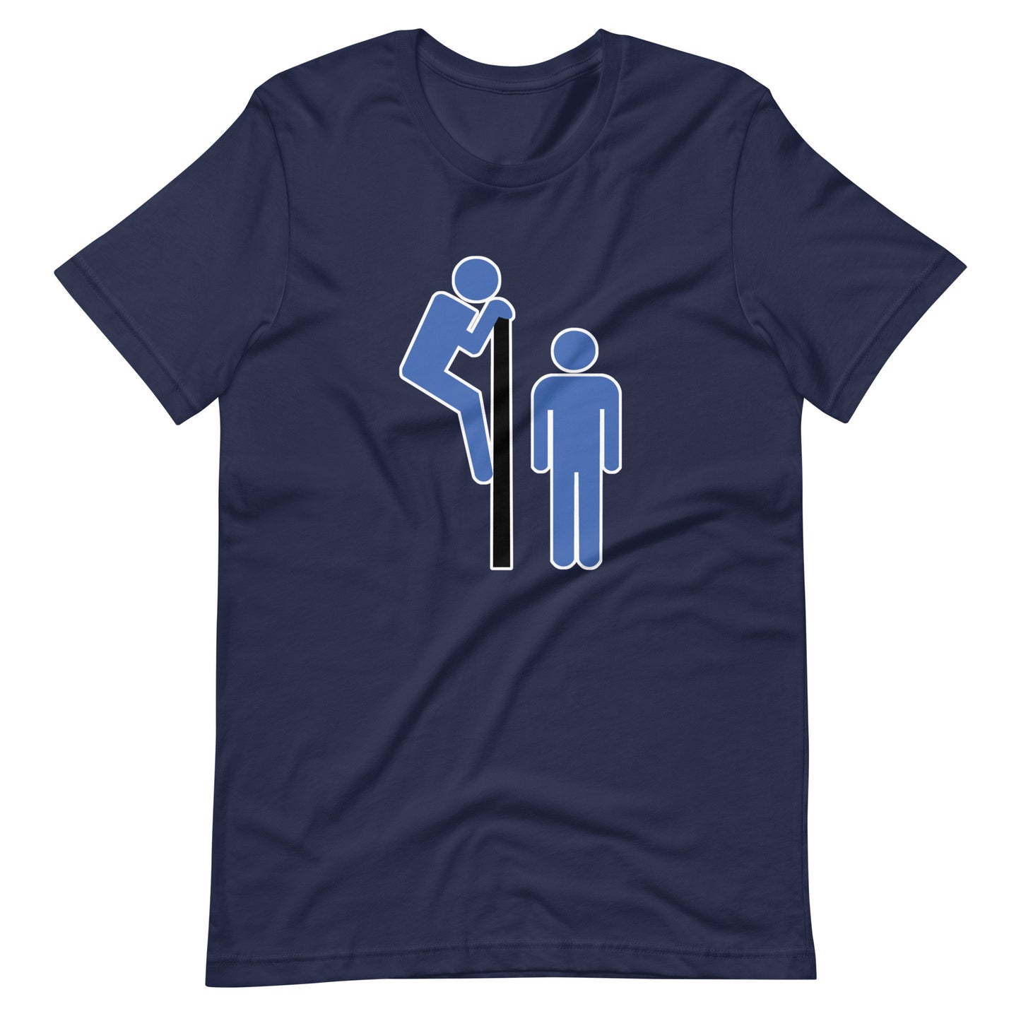 Gay Cruisin' T-Shirt Navy Flat - BackRoomGear - your LGBTQI Gay Kink Apparel Store