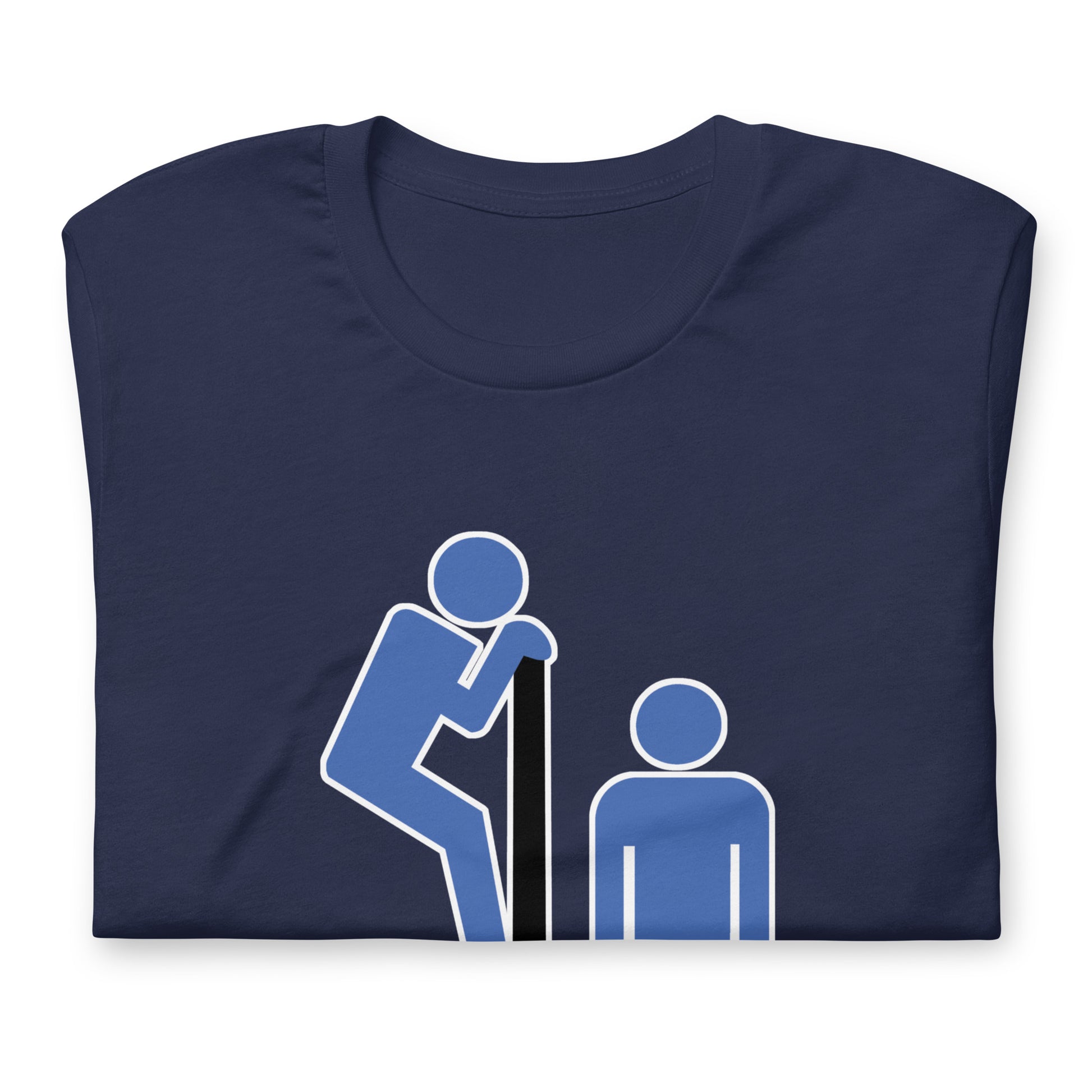 Gay Cruisin' T-Shirt Navy Folded - BackRoomGear - your LGBTQI Gay Kink Apparel Store