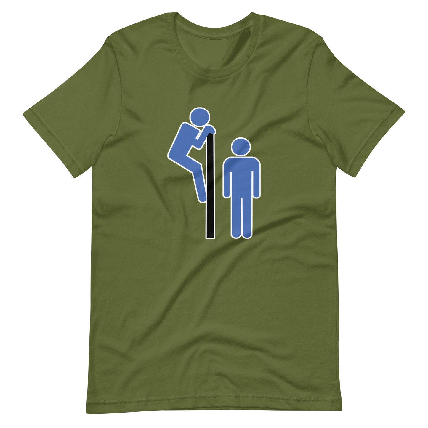 Gay Cruisin' T-Shirt Olive Flat - BackRoomGear - your LGBTQI Gay Kink Apparel Store