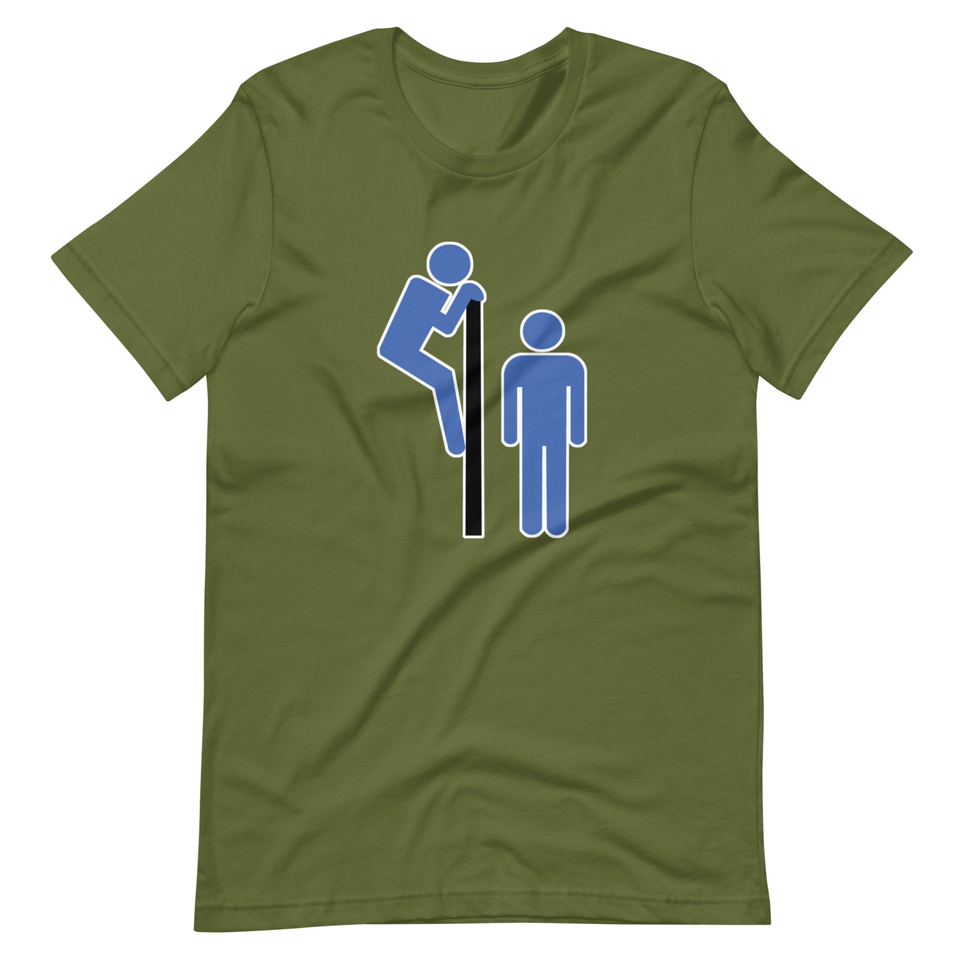 Gay Cruisin' T-Shirt Olive Flat - BackRoomGear - your LGBTQI Gay Kink Apparel Store