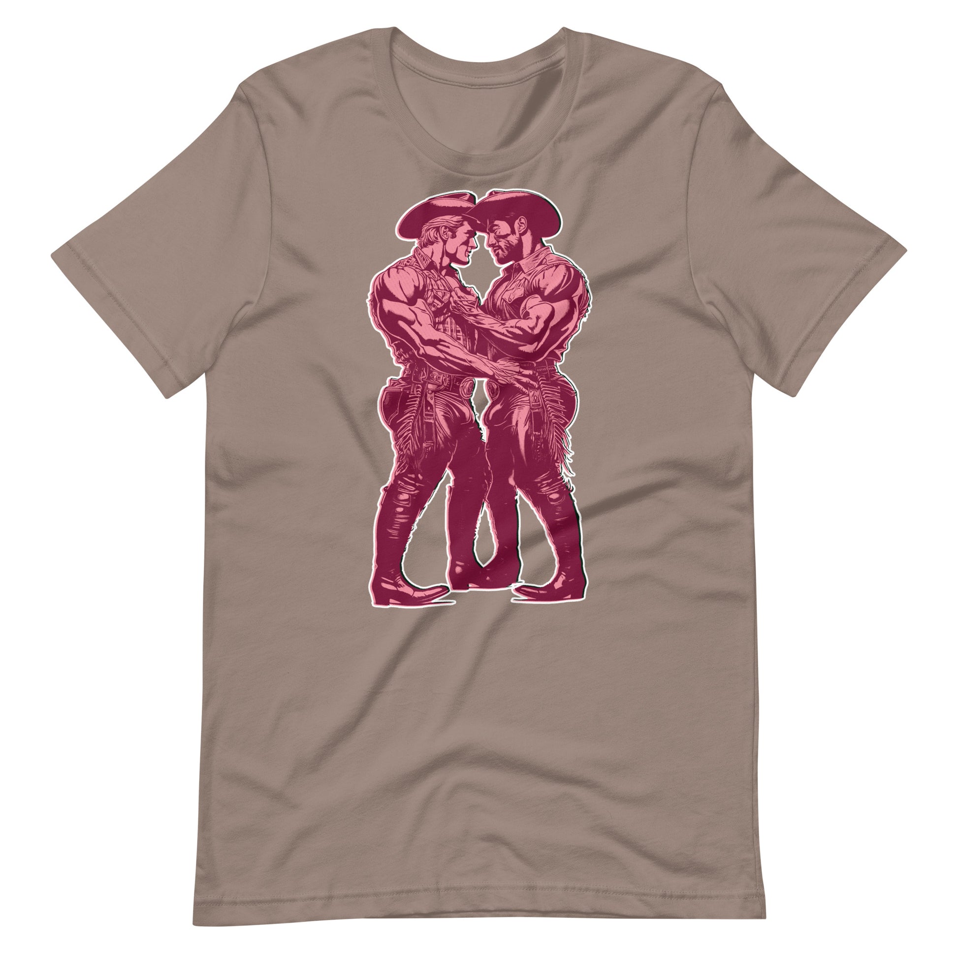 Pink-Cowboys-pebble Shirt-backroomgear - your LGBTQI Gay Kink Apparel Store