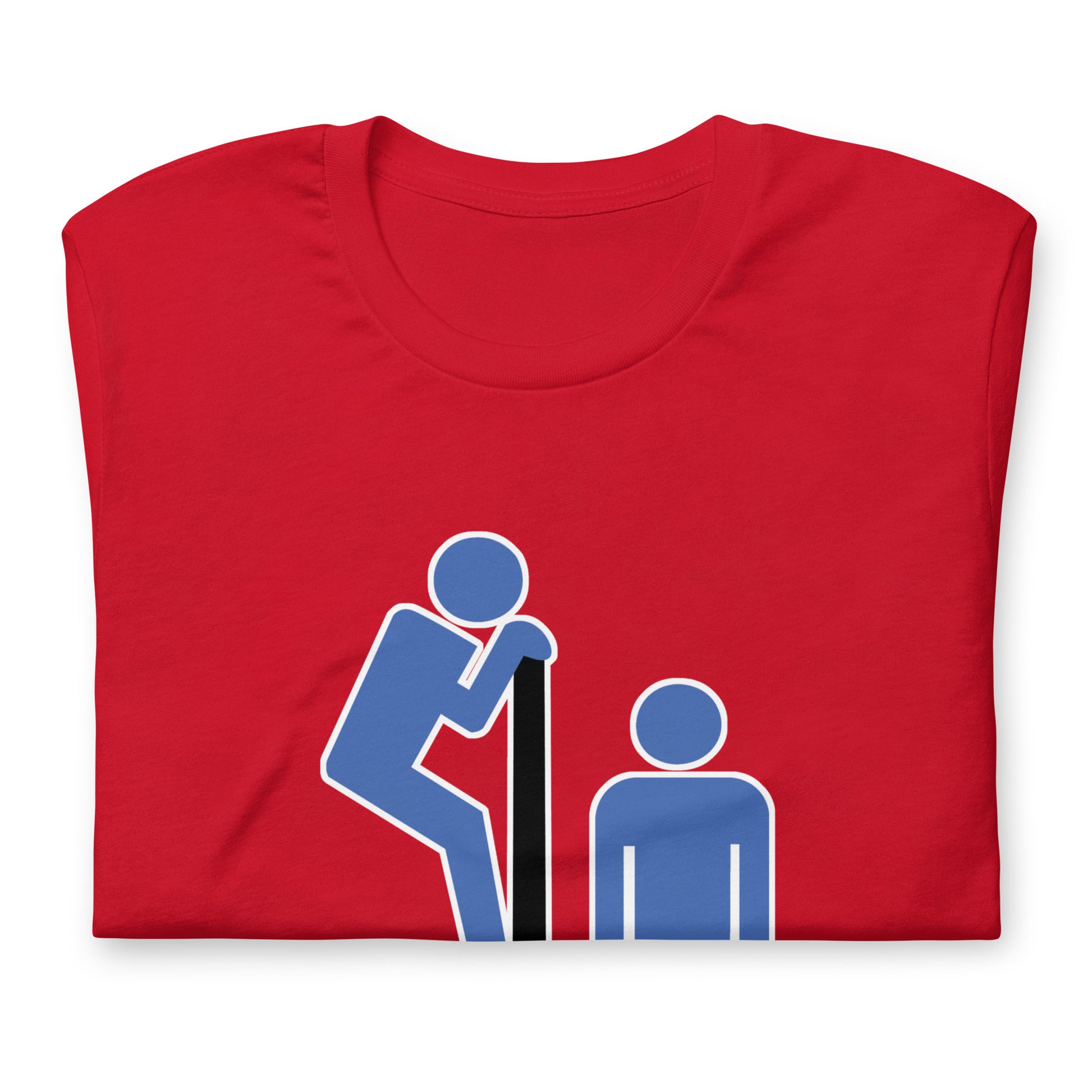 Gay Cruisin' T-Shirt Red Folded - BackRoomGear - your LGBTQI Gay Kink Apparel Store