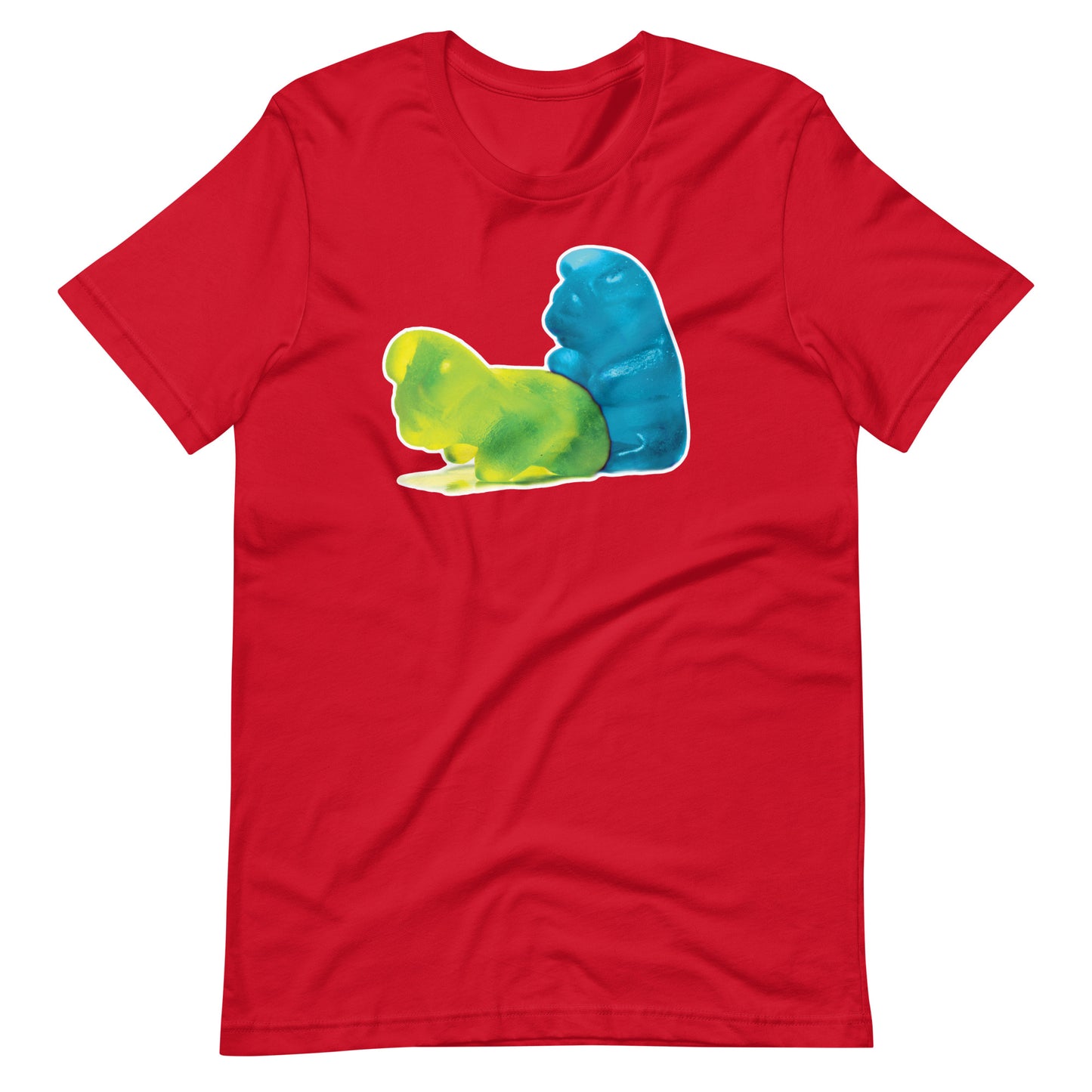 Gummy-Bearback-red Shirt flat - backroomgear - your LGBTQI Gay Kink Apparel Store