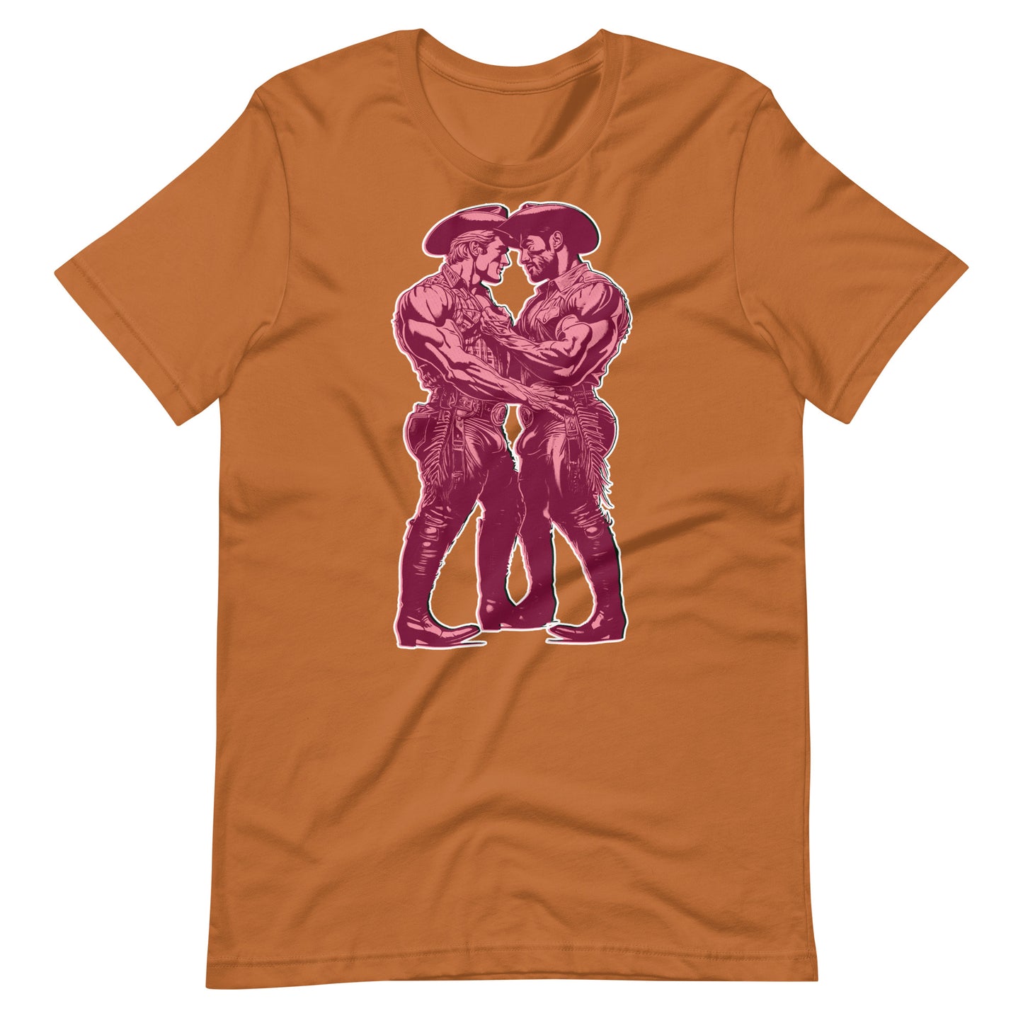 Pink-Cowboys-toast Shirt-backroomgear - your LGBTQI Gay Kink Apparel Store