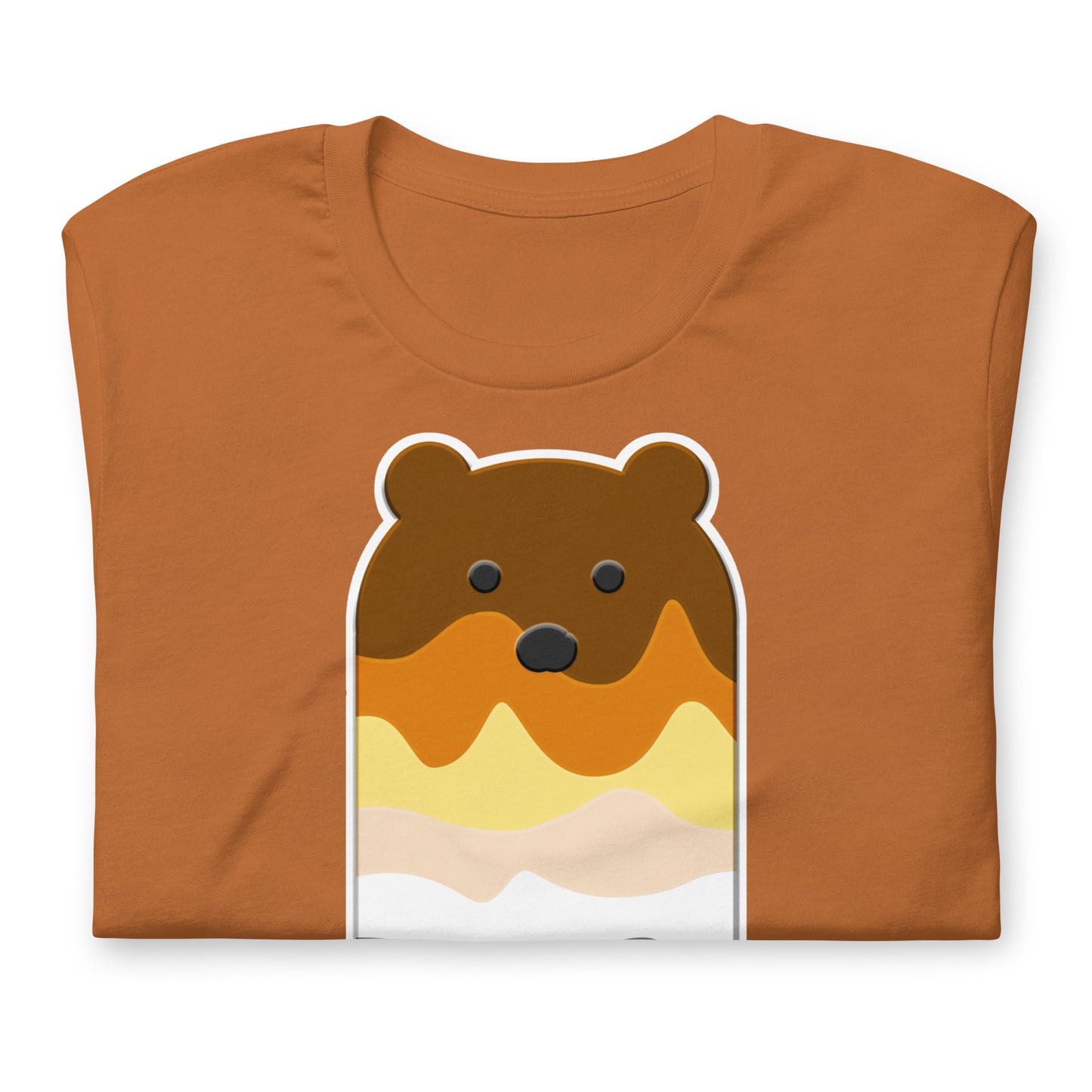 Bear Popsicle Toast T-Shirt Folded - BackRoomGear - your LGBTQI Gay Kink Apparel Store