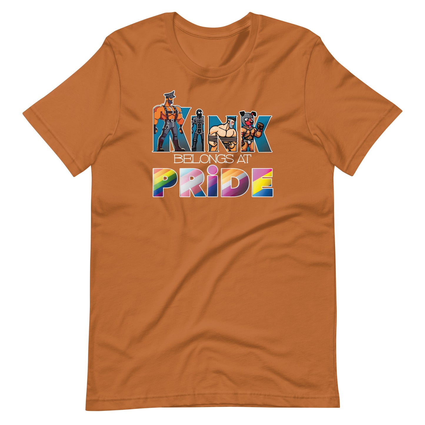 Kink-Pride-Toast Flat Shirt - backroomgear - your LGBTQI Gay Kink Apparel Store