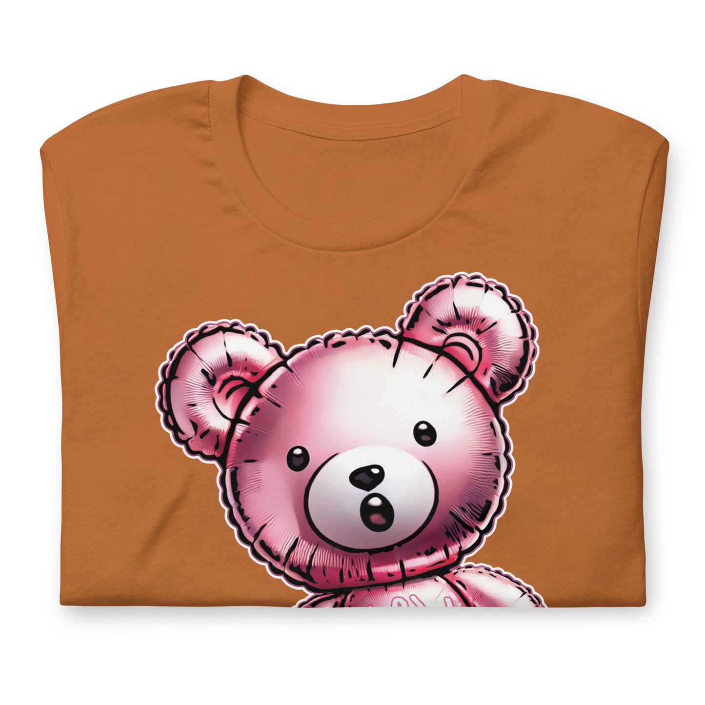 Playful Blow Me Bear Balloon T-Shirt Fun & Cheeky Design