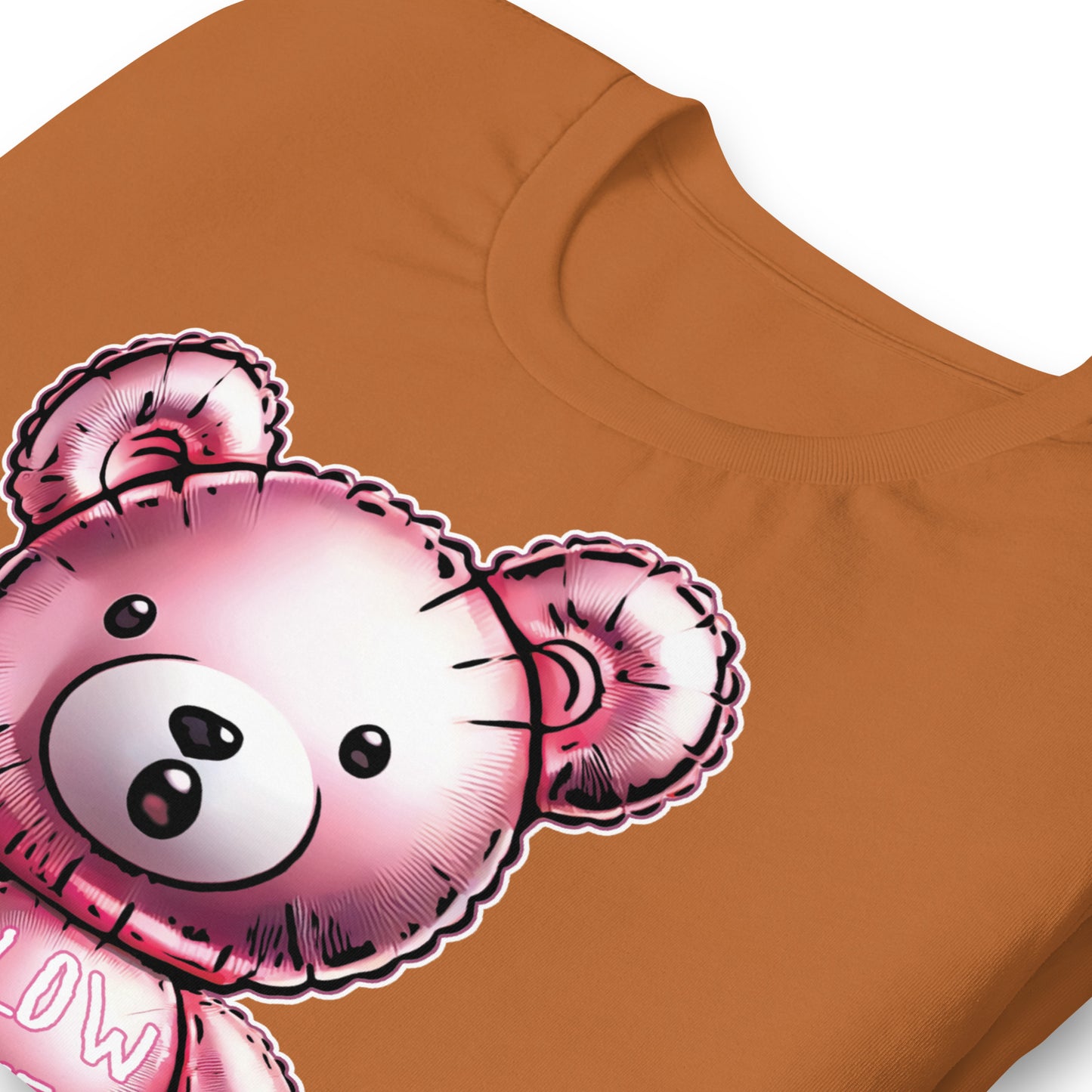 Playful Blow Me Bear Balloon T-Shirt Fun & Cheeky Design