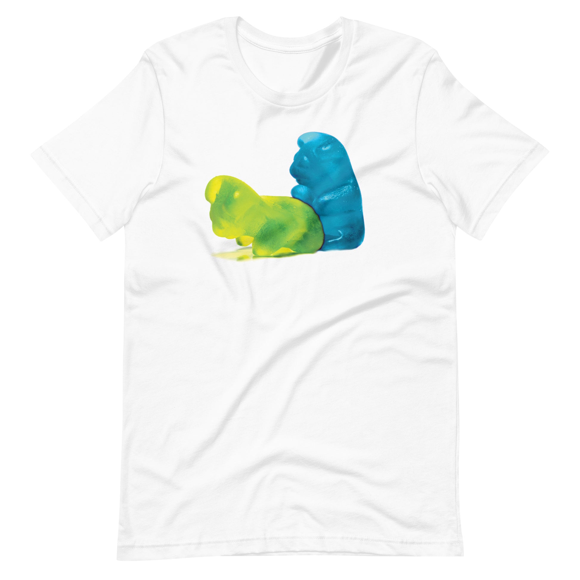 Gummy-Bearback-white Shirt flat - backroomgear - your LGBTQI Gay Kink Apparel Store